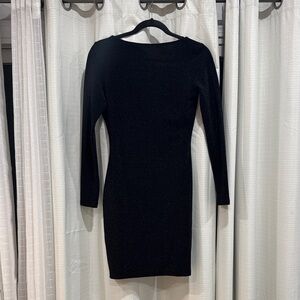 H&M Black Long Sleeve Dress